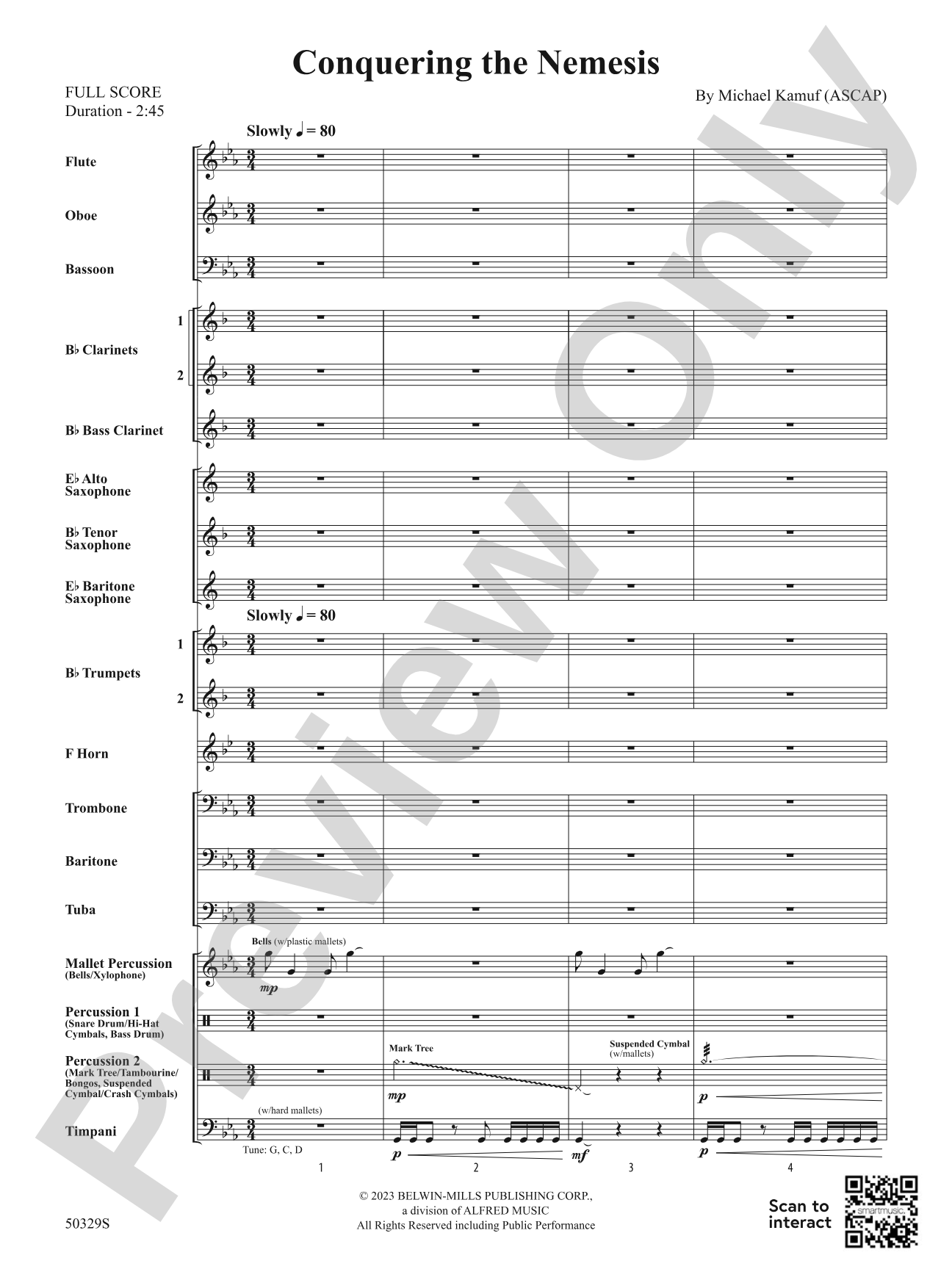 Conquering the Nemesis: Score