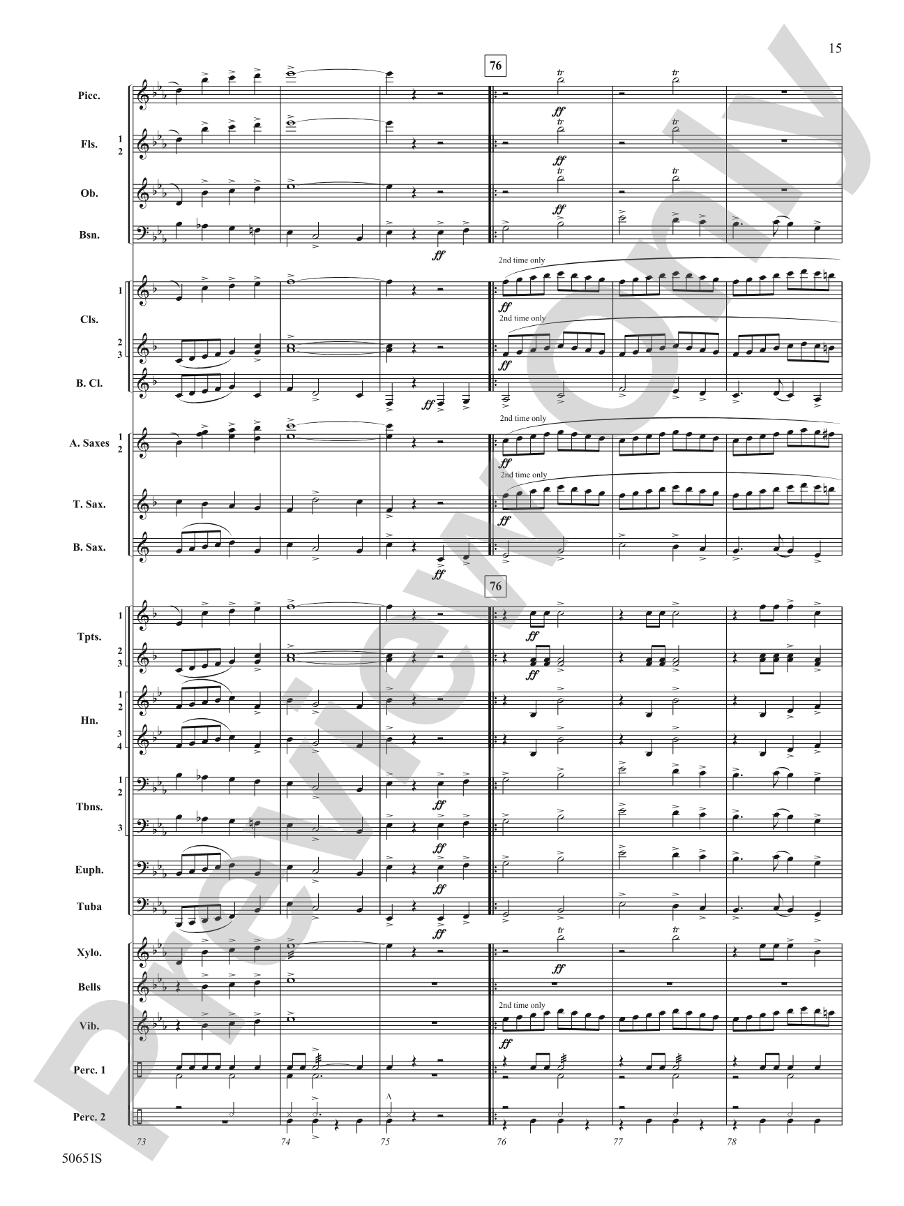The Wild One!: Concert Band Conductor Score & Parts