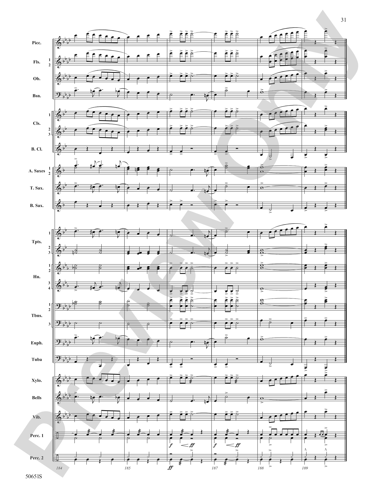 The Wild One!: Concert Band Conductor Score & Parts