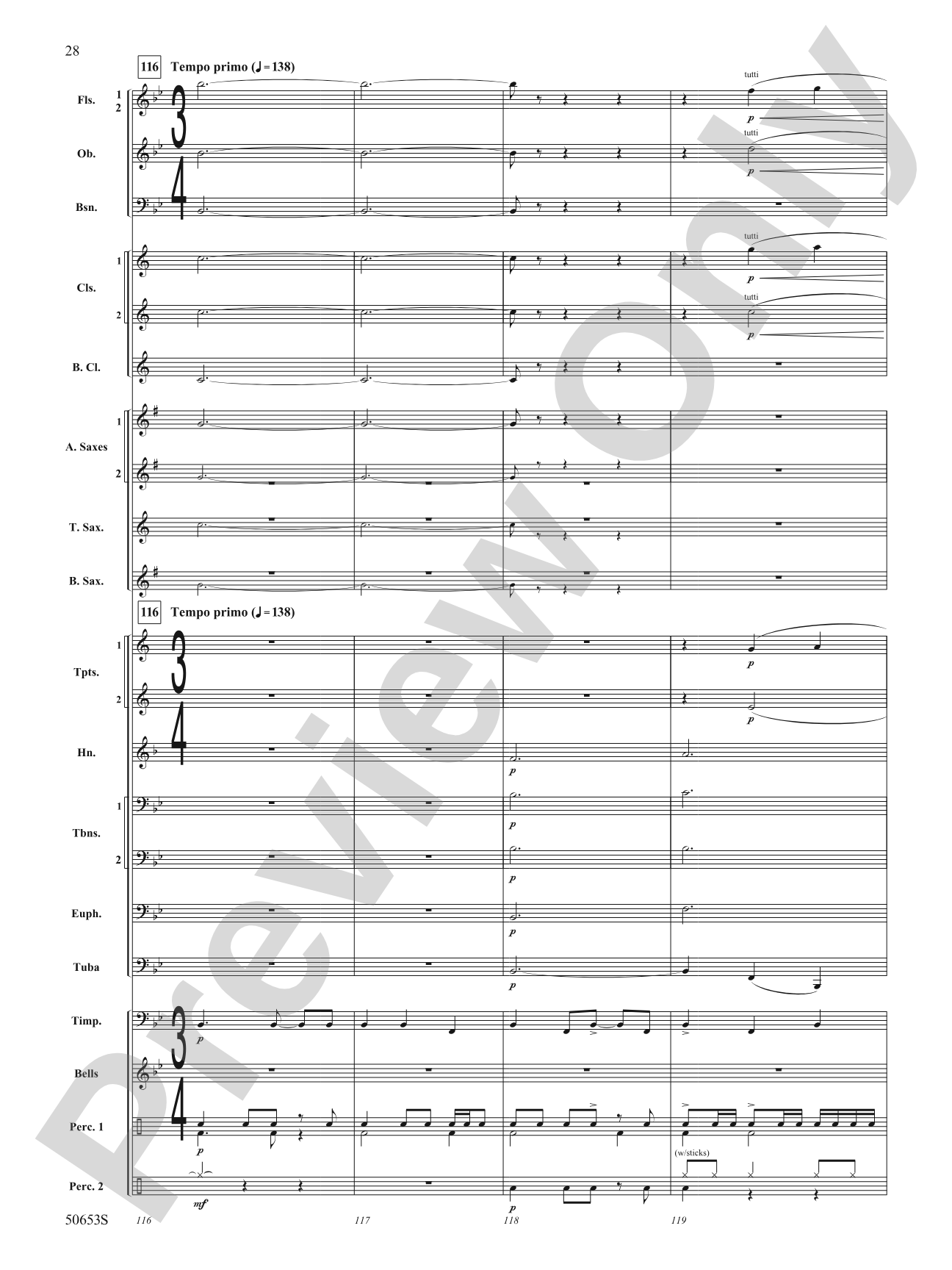 A Centennial Celebration: Concert Band Conductor Score & Parts