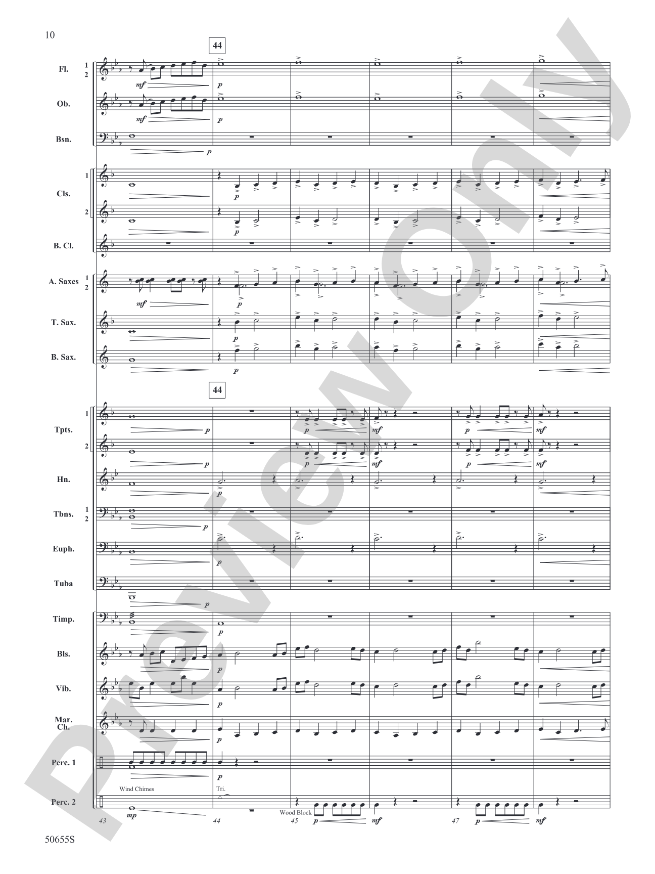 Leading Light: Concert Band Conductor Score & Parts