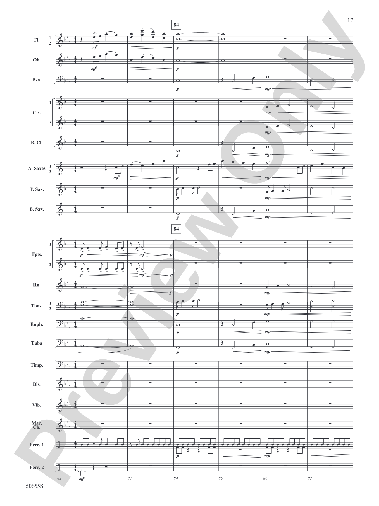 Leading Light: Concert Band Conductor Score & Parts