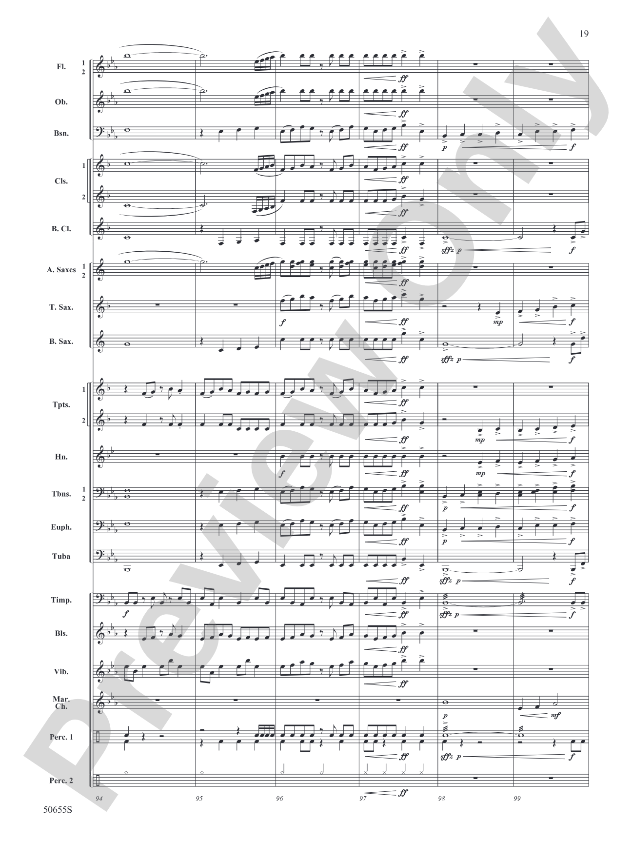 Leading Light: Concert Band Conductor Score & Parts