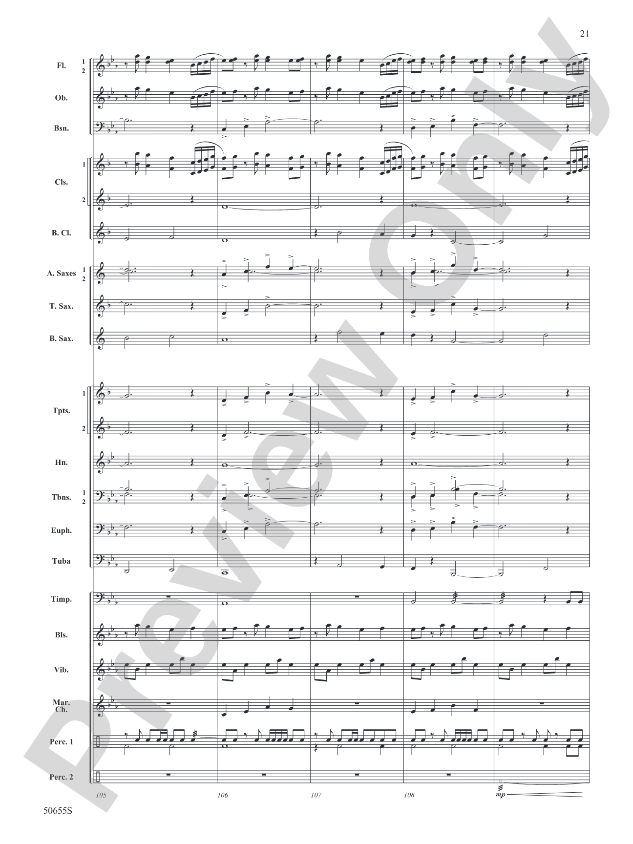 Leading Light: Concert Band Conductor Score & Parts
