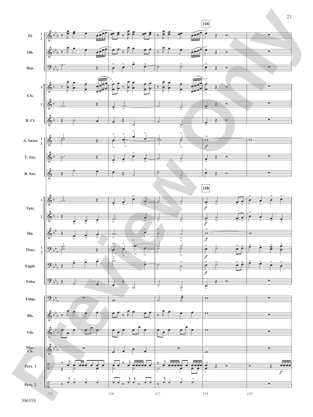 Leading Light: Concert Band Conductor Score & Parts