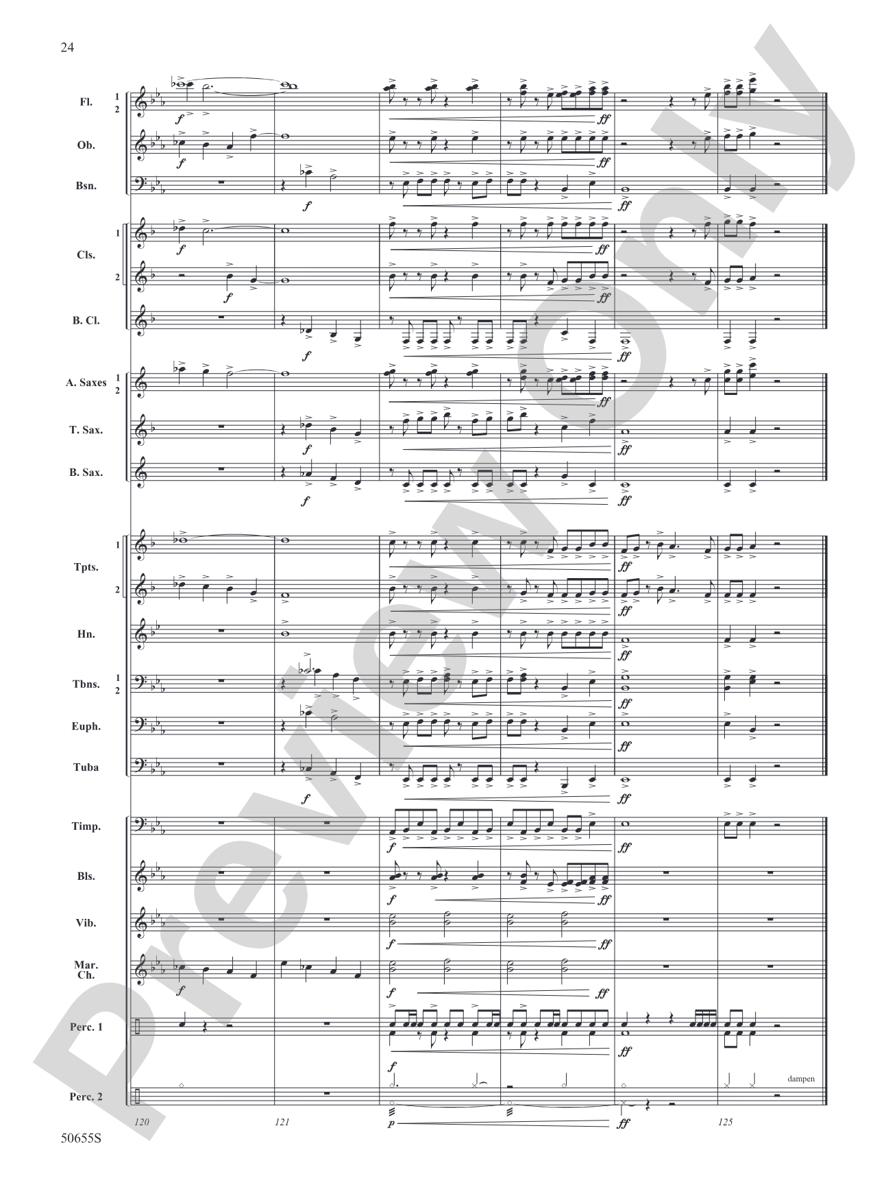 Leading Light: Concert Band Conductor Score & Parts