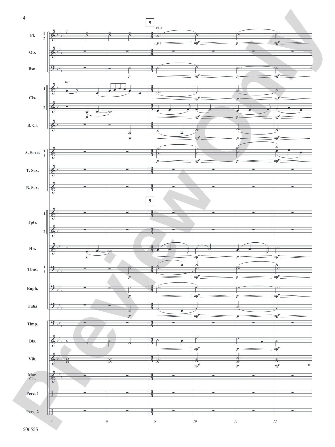 Leading Light: Concert Band Conductor Score & Parts