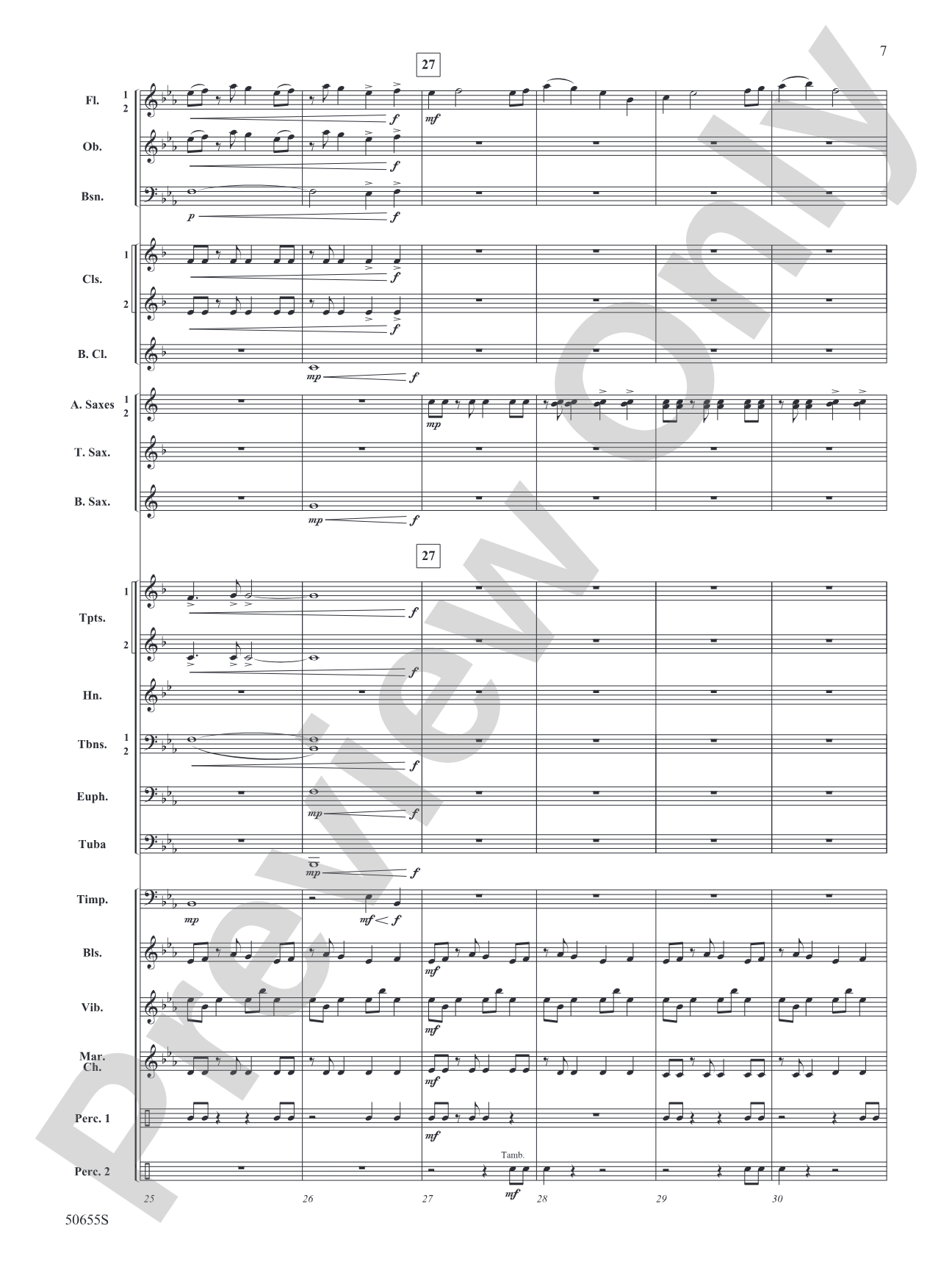 Leading Light: Concert Band Conductor Score & Parts