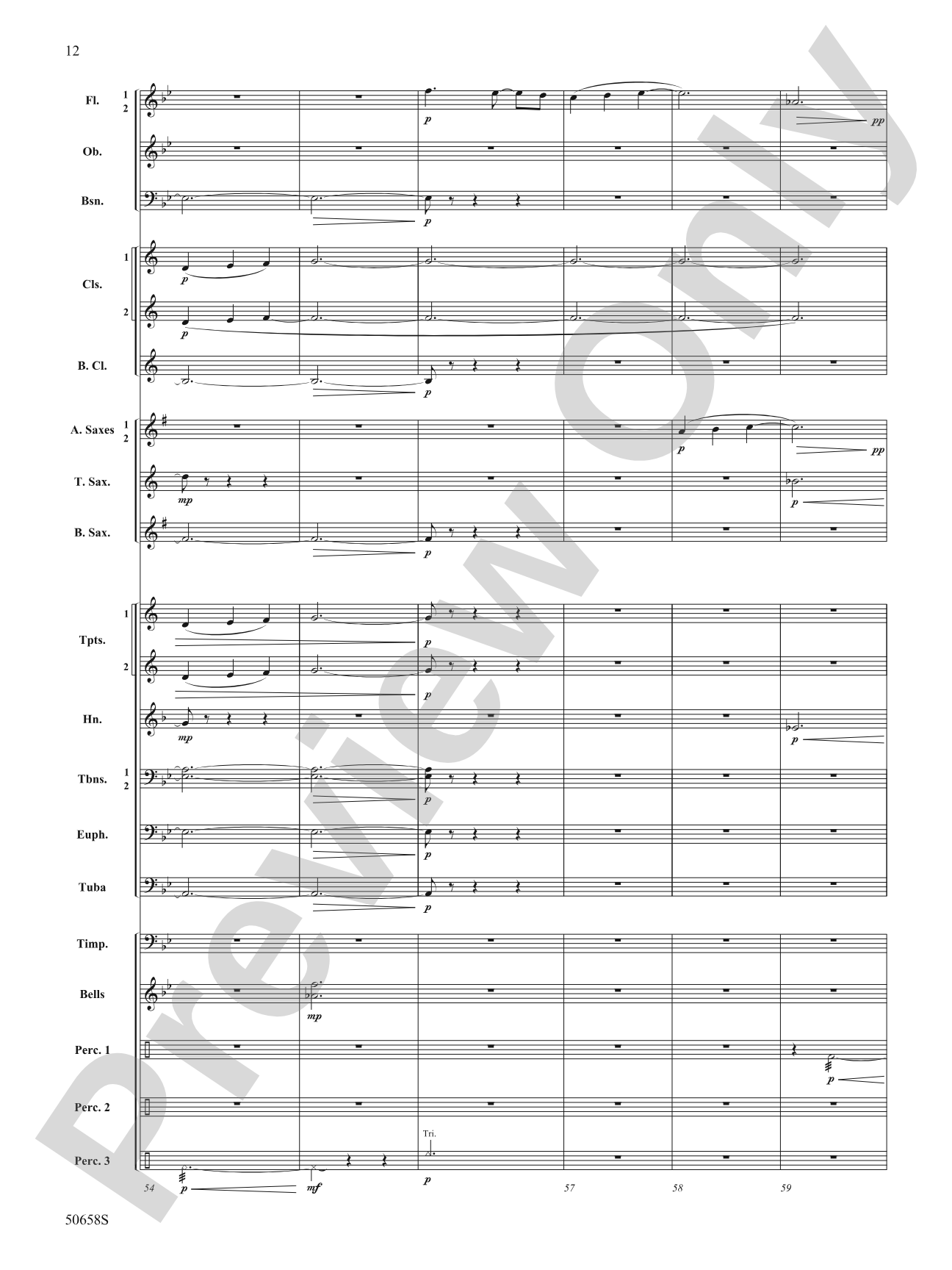 Inspiration Fanfare: Concert Band Conductor Score & Parts