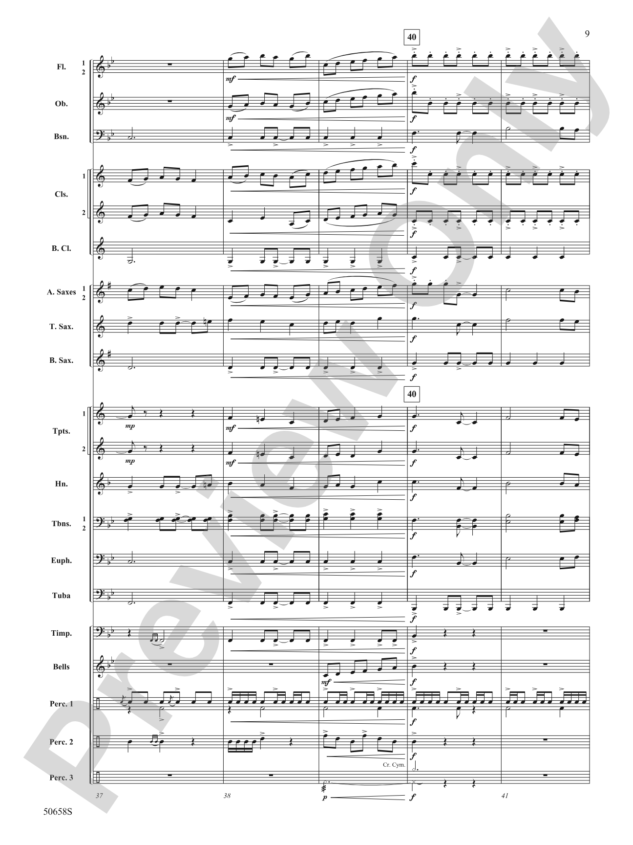 Inspiration Fanfare: Concert Band Conductor Score & Parts