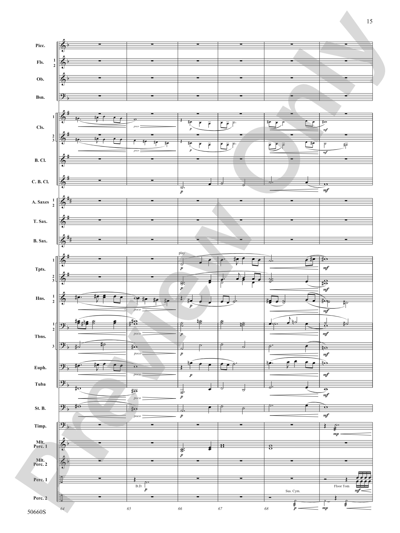 Rapture: Concert Band Conductor Score & Parts