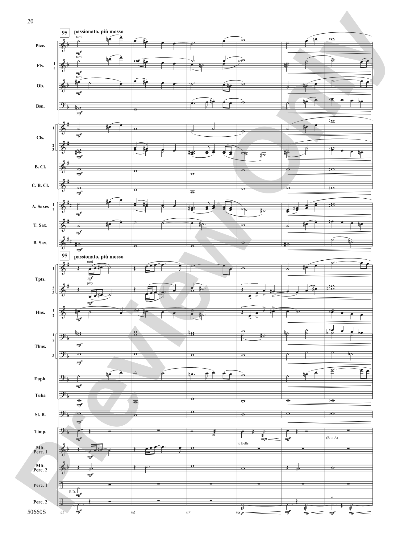 Rapture: Concert Band Conductor Score & Parts