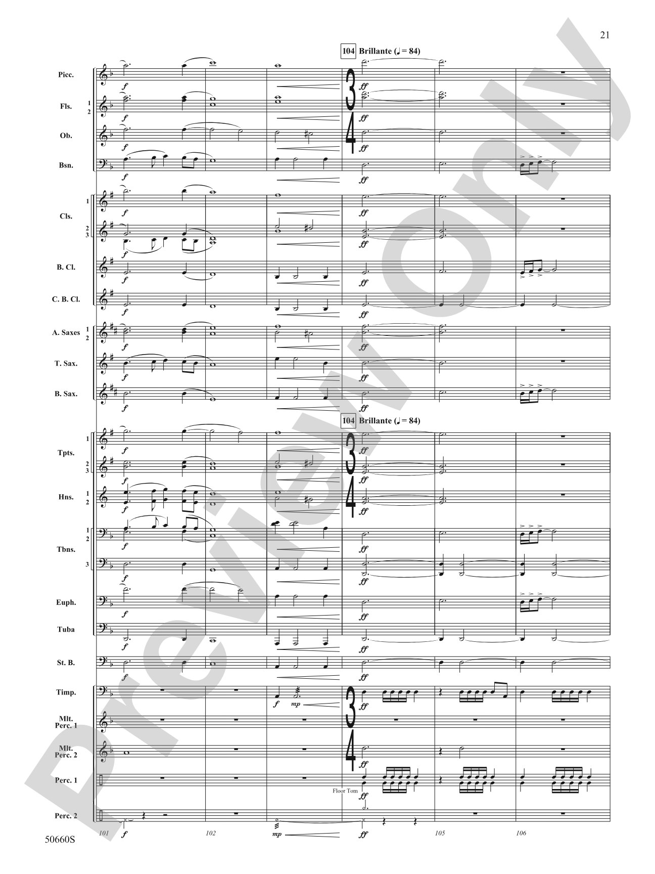 Rapture: Concert Band Conductor Score & Parts
