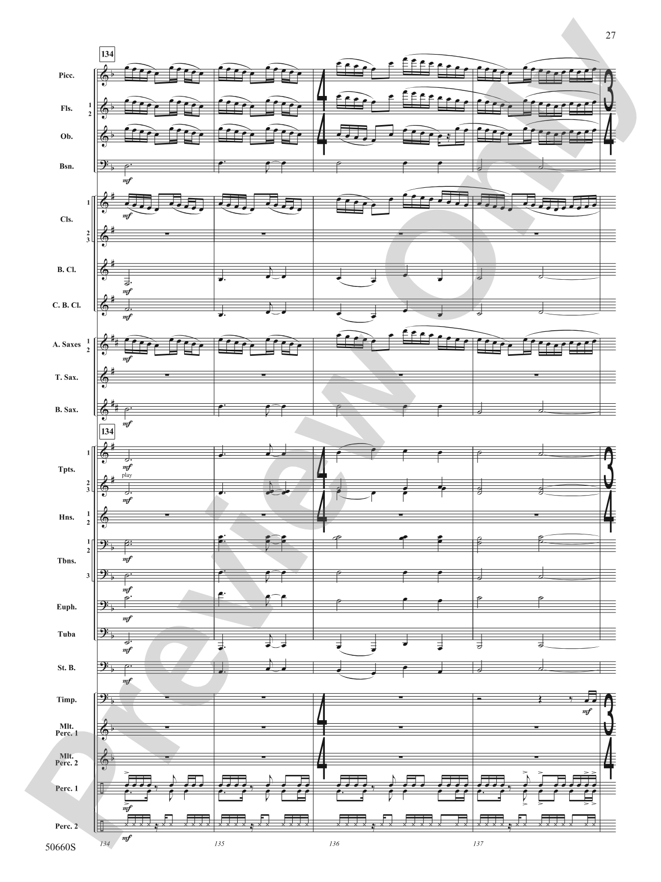 Rapture: Concert Band Conductor Score & Parts
