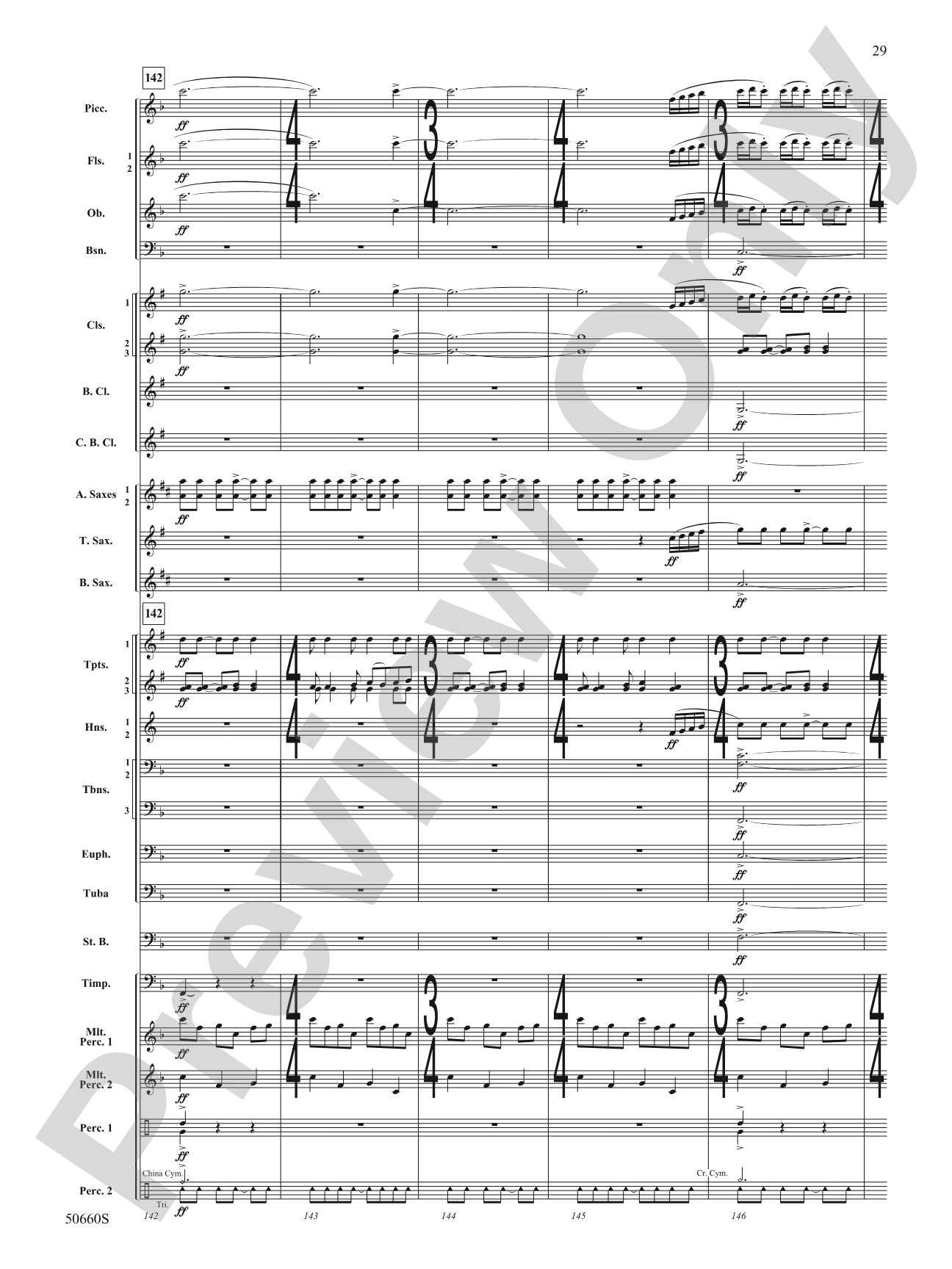 Rapture: Concert Band Conductor Score & Parts
