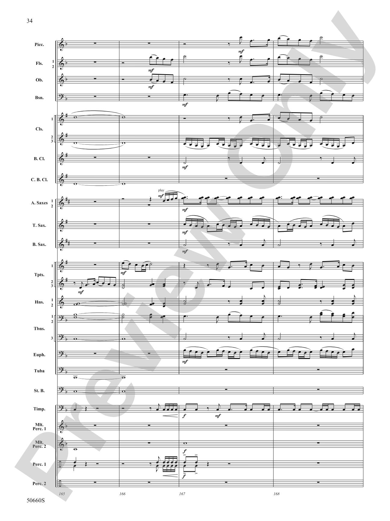 Rapture: Concert Band Conductor Score & Parts