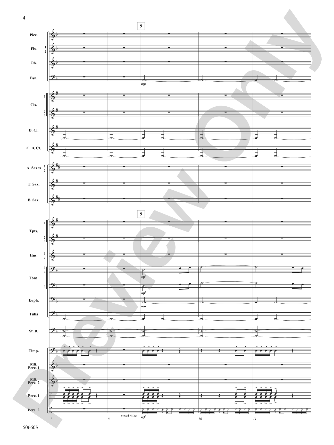 Rapture: Concert Band Conductor Score & Parts