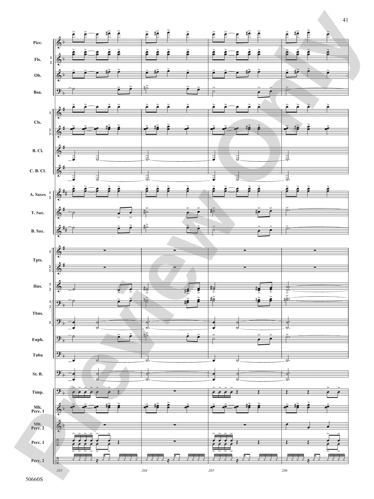 Rapture: Concert Band Conductor Score & Parts