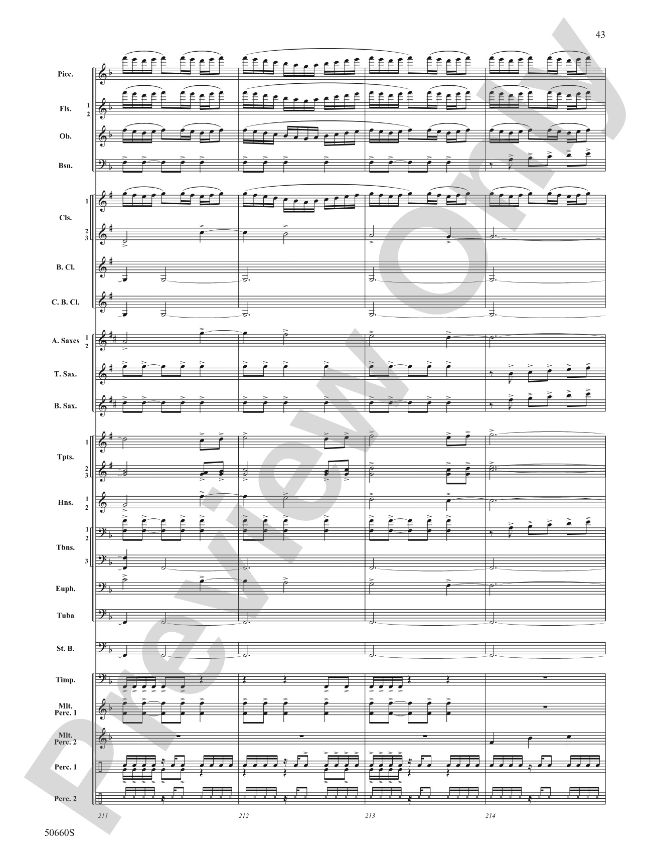 Rapture: Concert Band Conductor Score & Parts