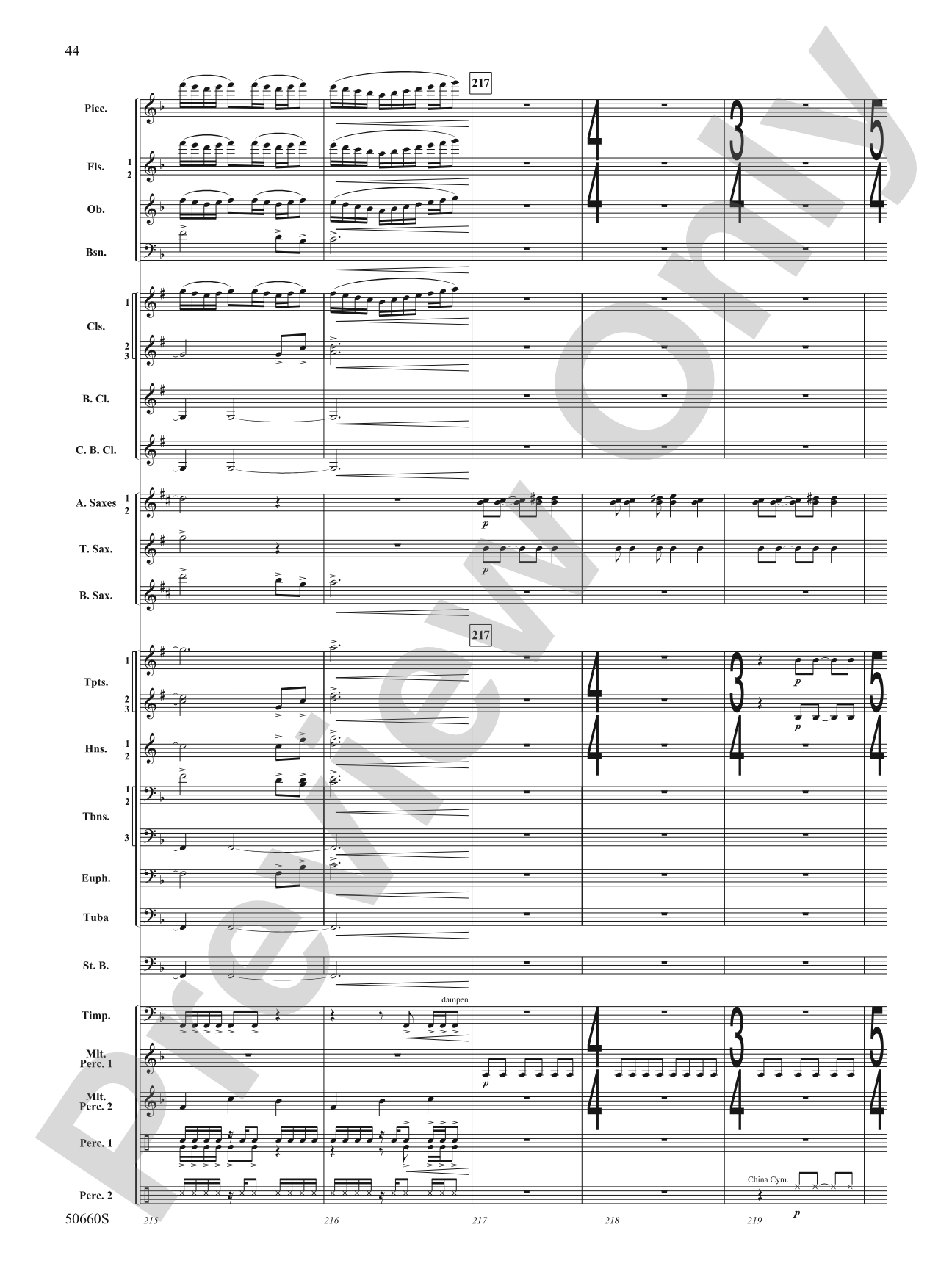 Rapture: Concert Band Conductor Score & Parts