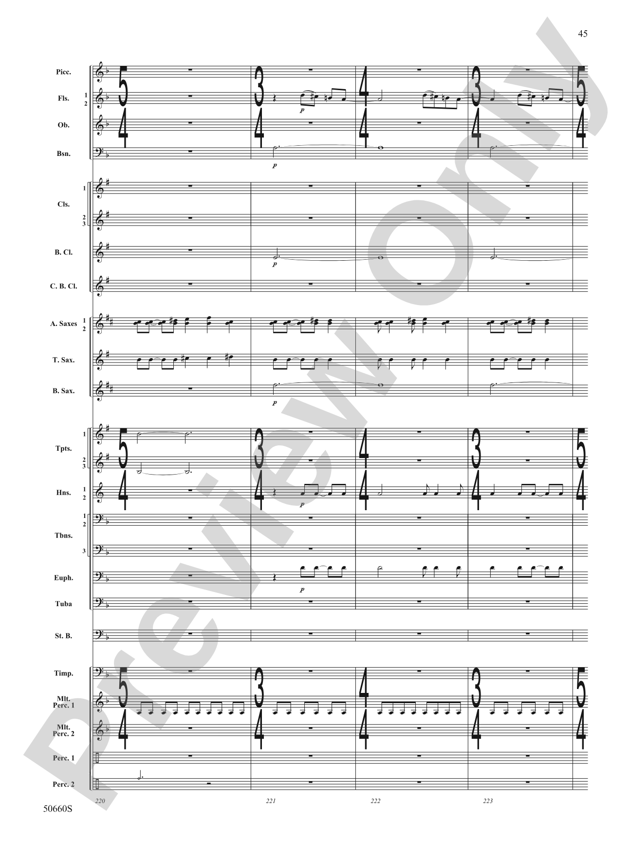 Rapture: Concert Band Conductor Score & Parts