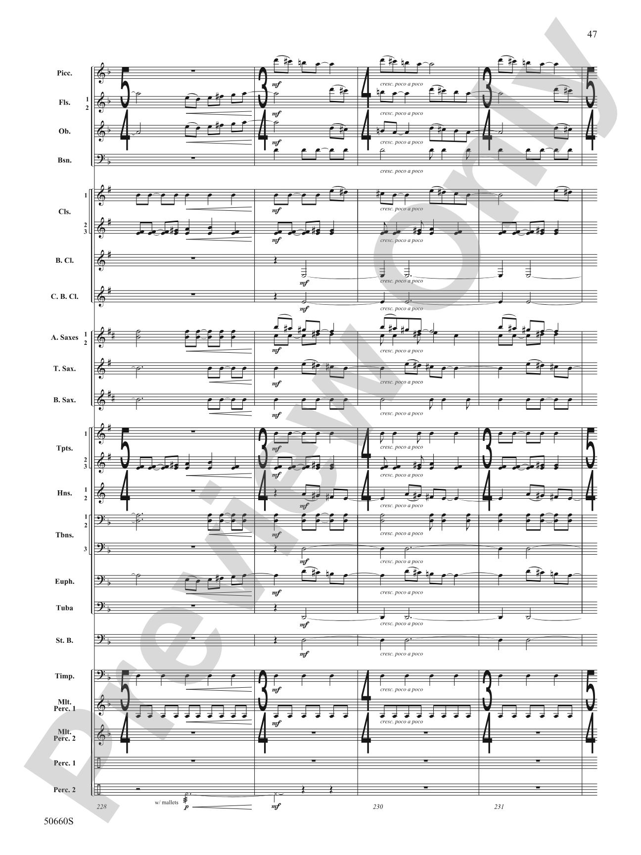 Rapture: Concert Band Conductor Score & Parts