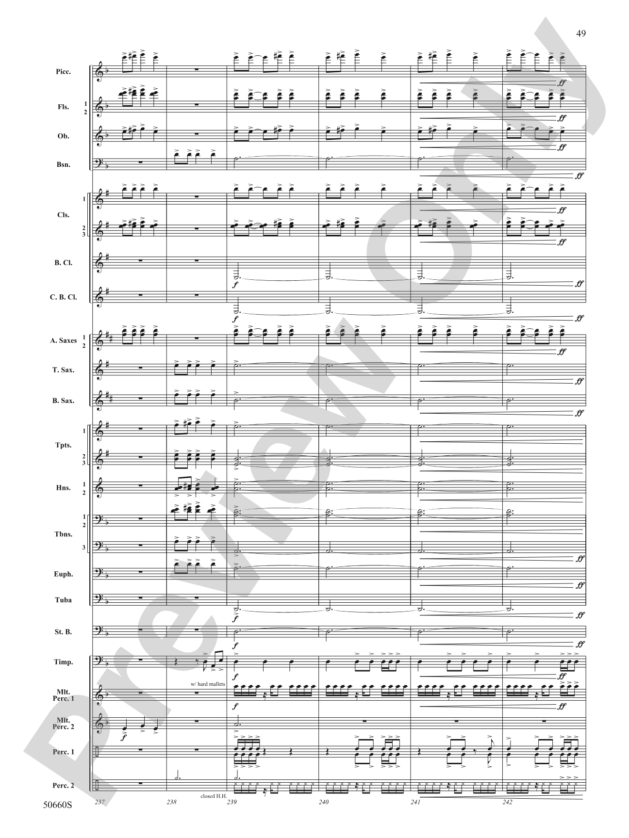 Rapture: Concert Band Conductor Score & Parts