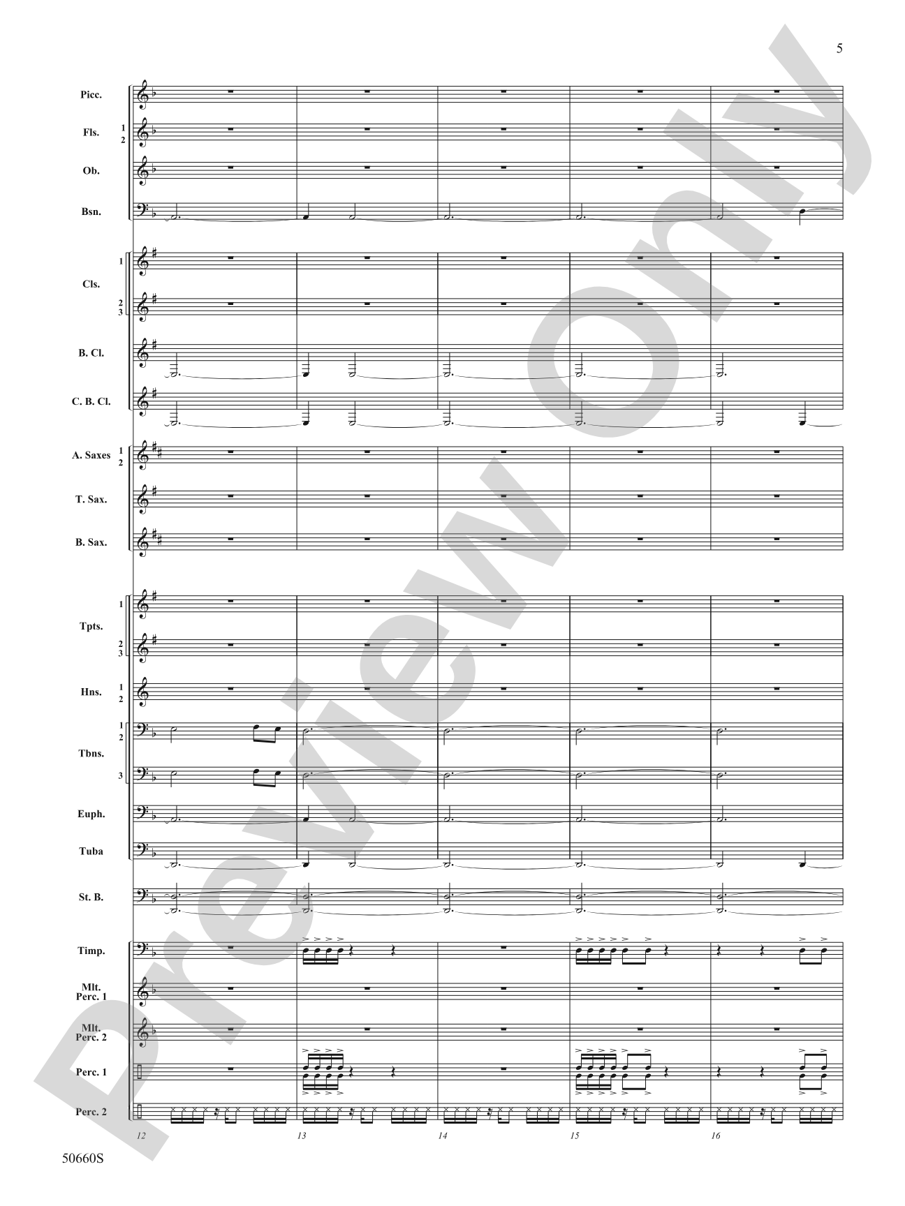 Rapture: Concert Band Conductor Score & Parts