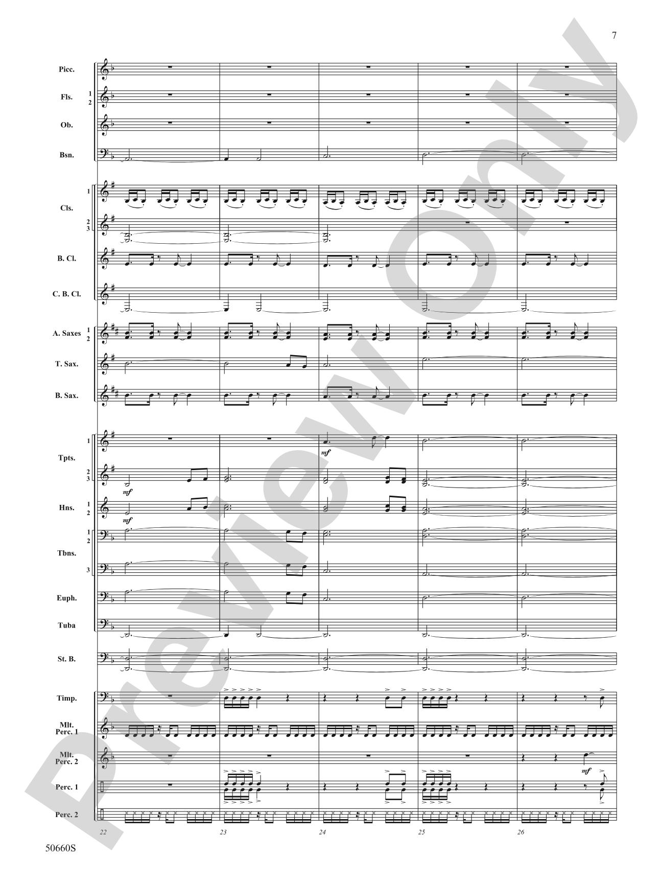 Rapture: Concert Band Conductor Score & Parts