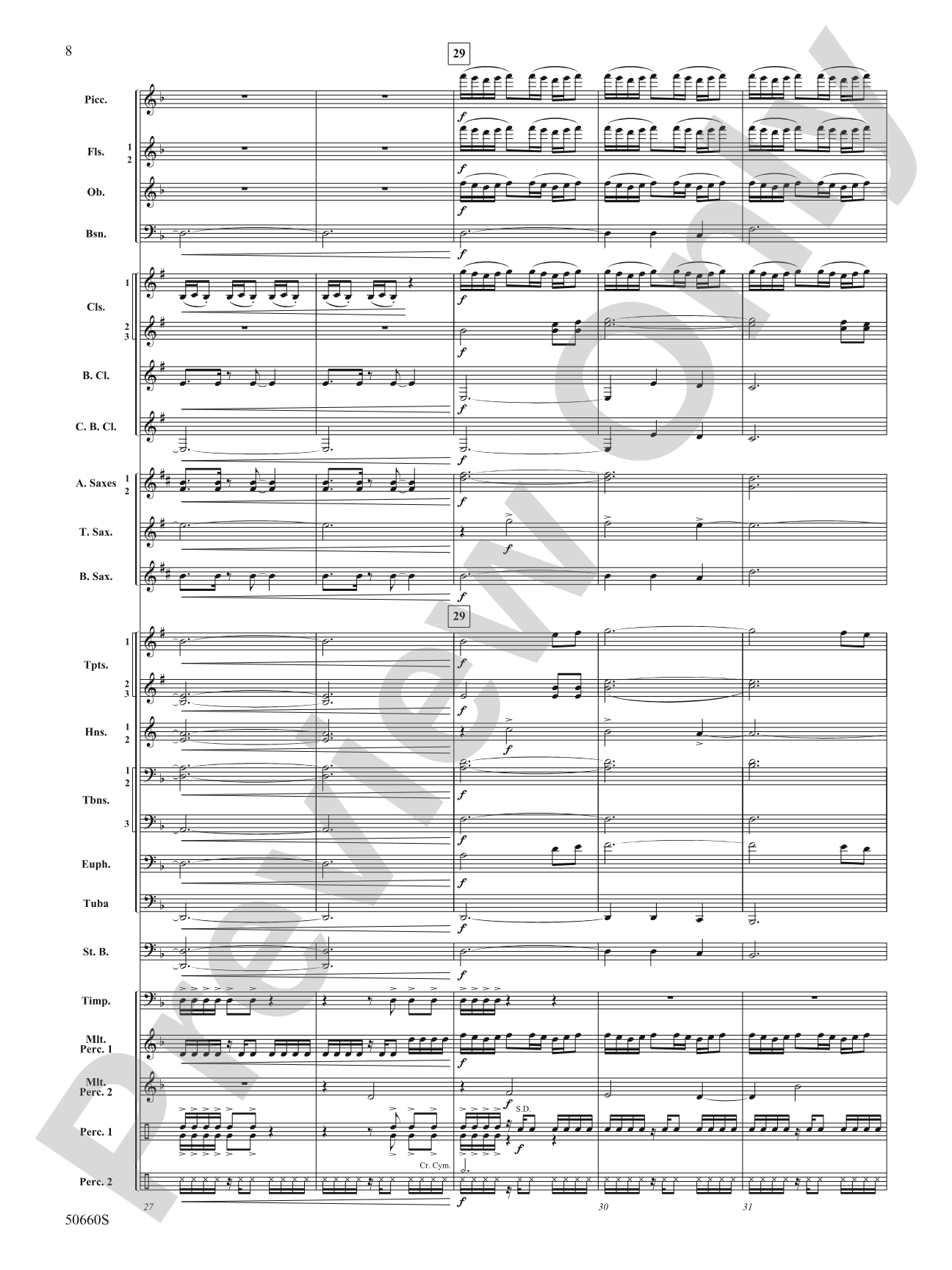 Rapture: Concert Band Conductor Score & Parts
