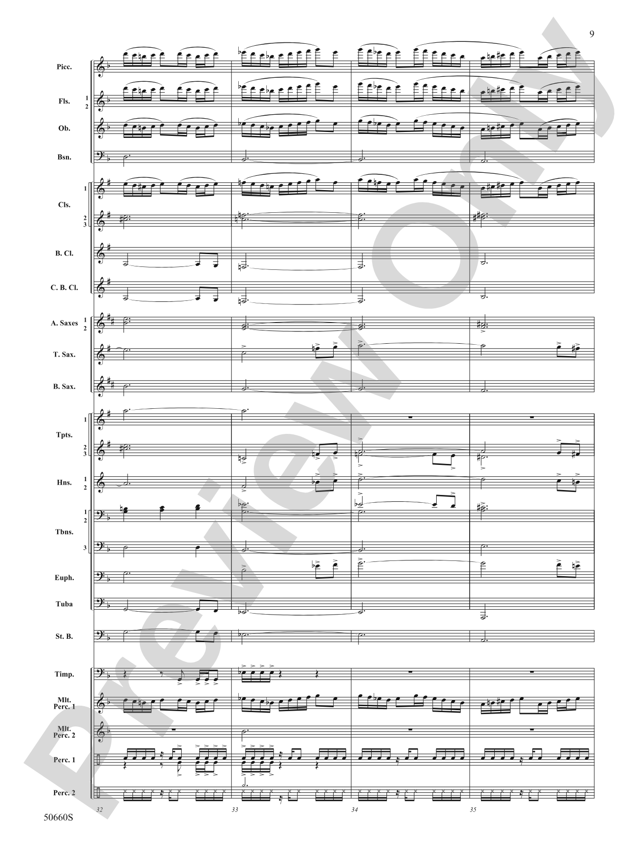 Rapture: Concert Band Conductor Score & Parts