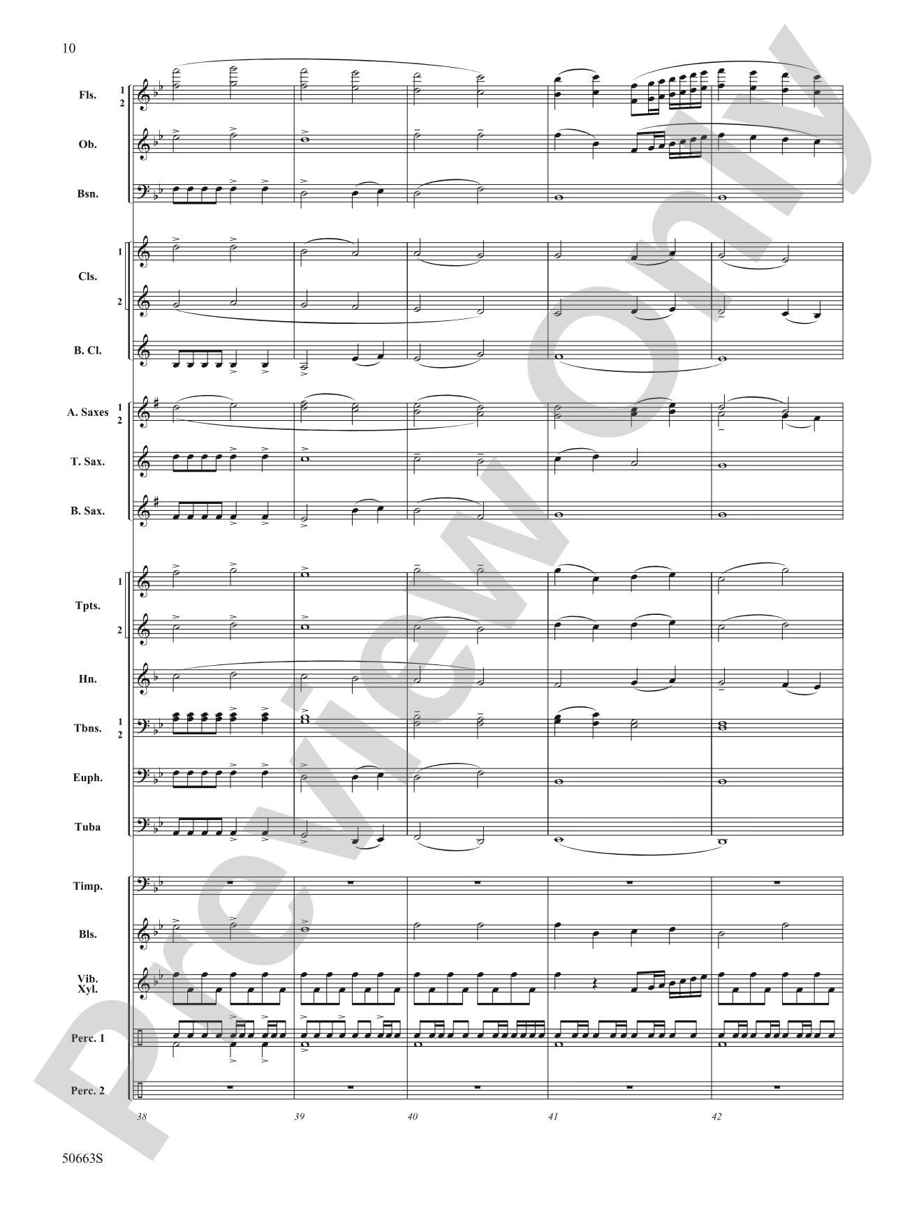 Zip Line: Concert Band Conductor Score & Parts