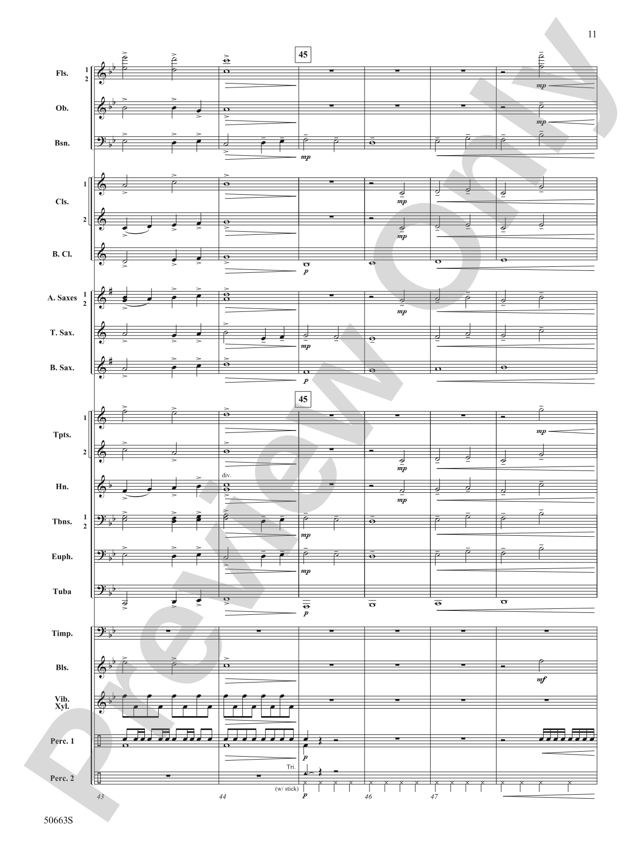 Zip Line: Concert Band Conductor Score & Parts