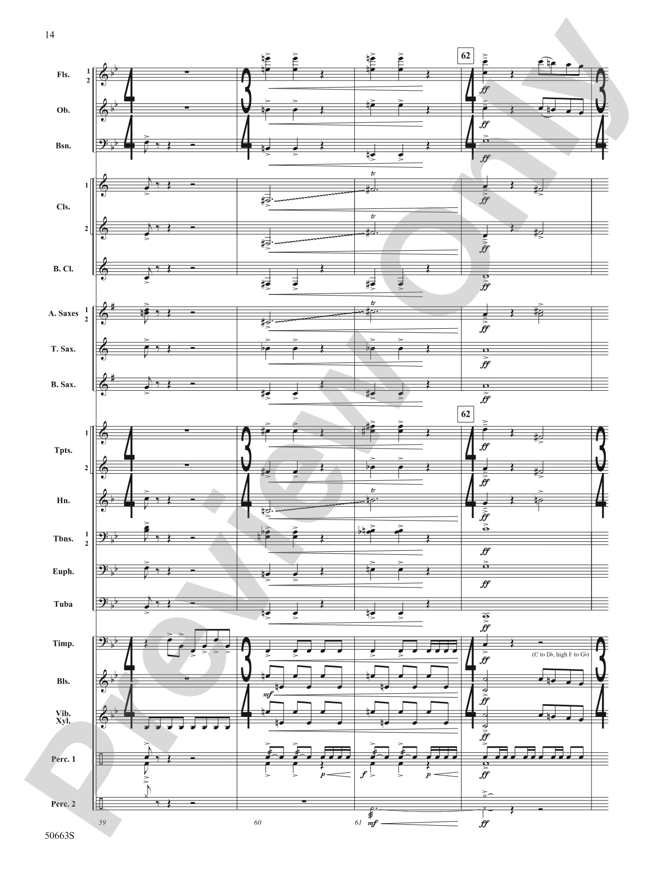 Zip Line: Concert Band Conductor Score & Parts