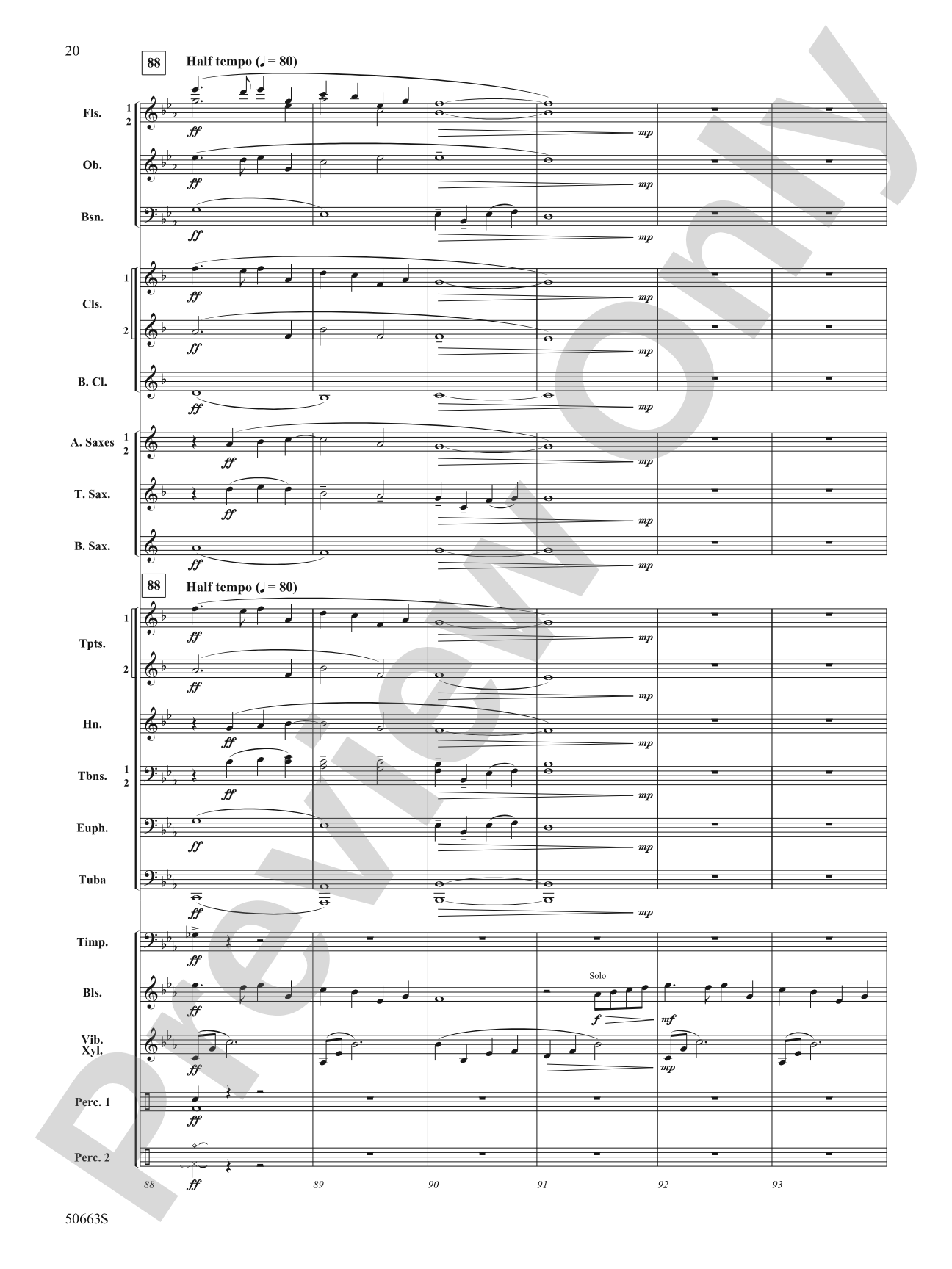 Zip Line: Concert Band Conductor Score & Parts