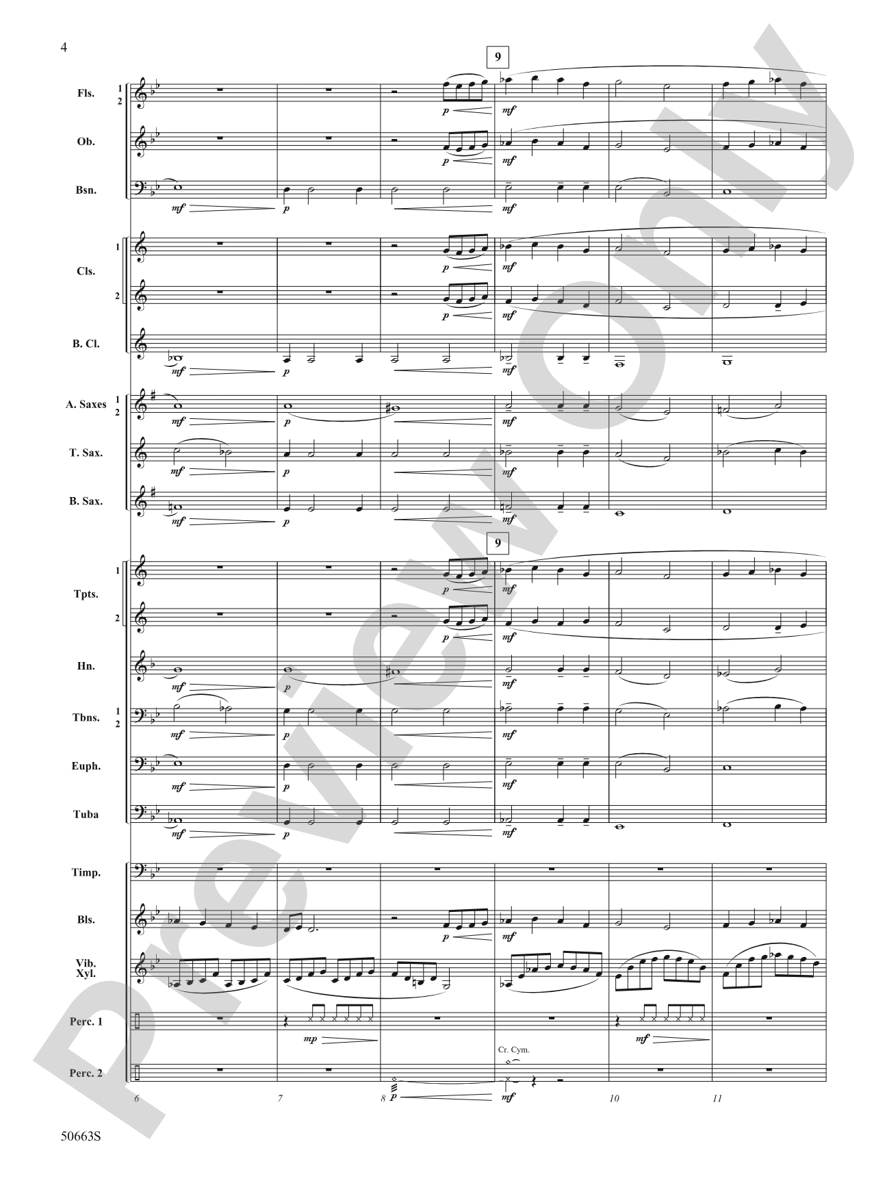 Zip Line: Concert Band Conductor Score & Parts