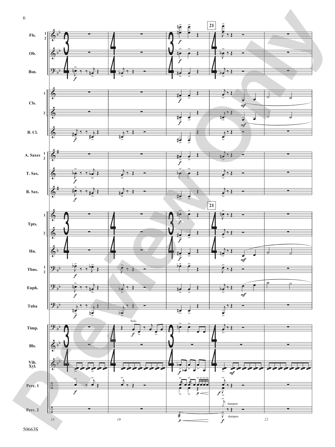 Zip Line: Concert Band Conductor Score & Parts