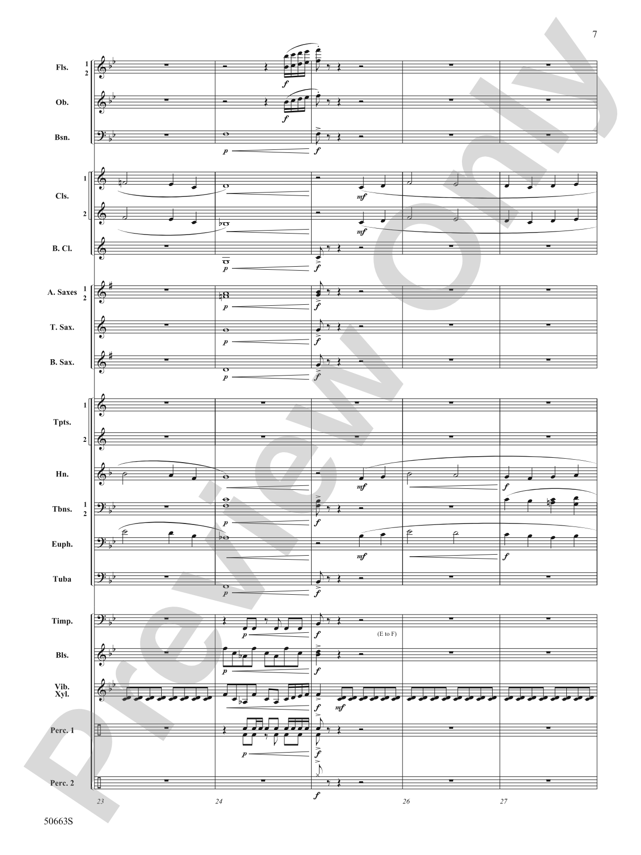 Zip Line: Concert Band Conductor Score & Parts