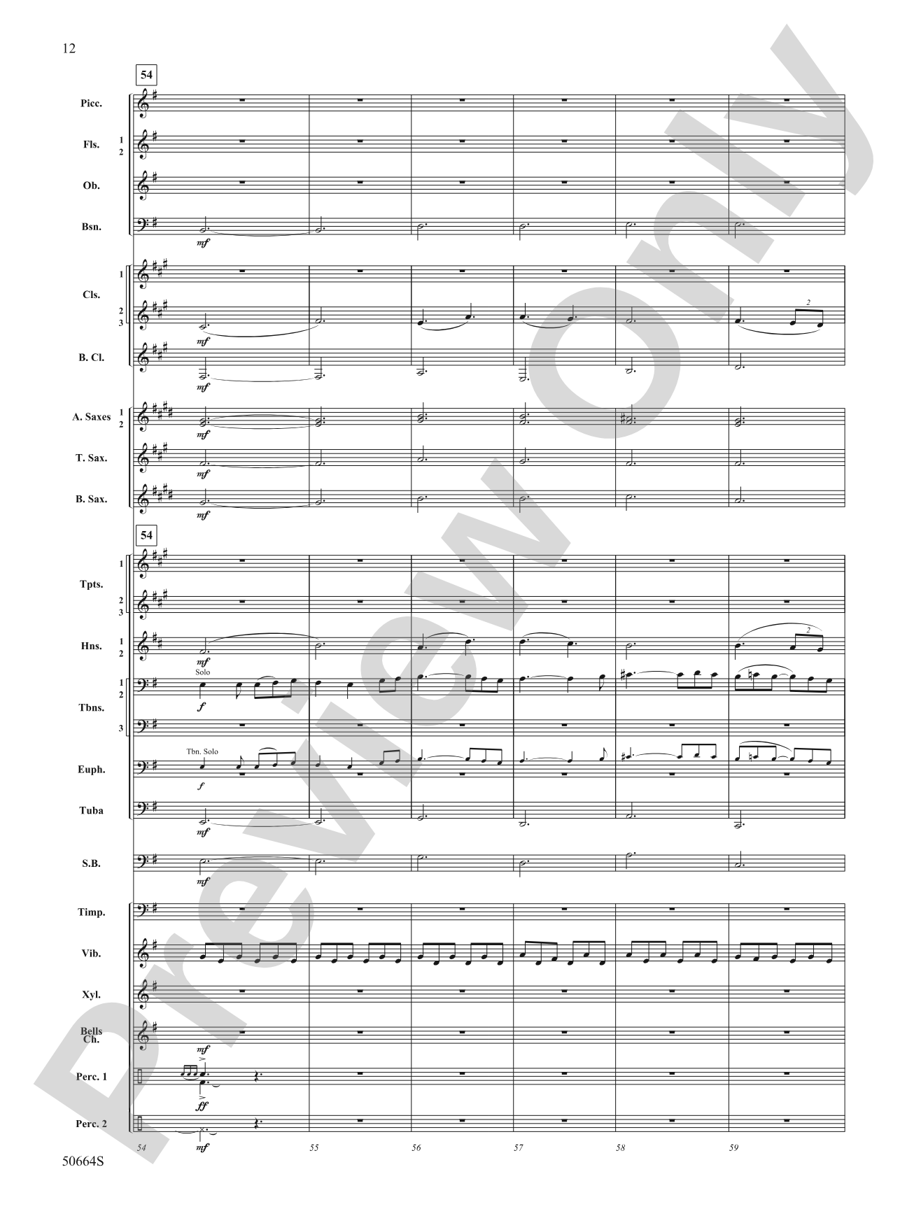 Orbital: Concert Band Conductor Score & Parts