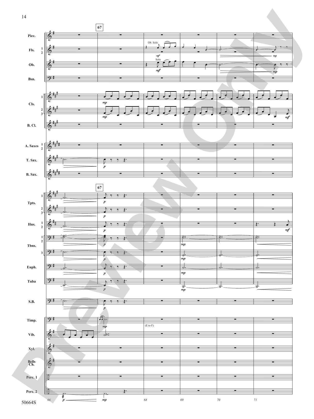 Orbital: Concert Band Conductor Score & Parts