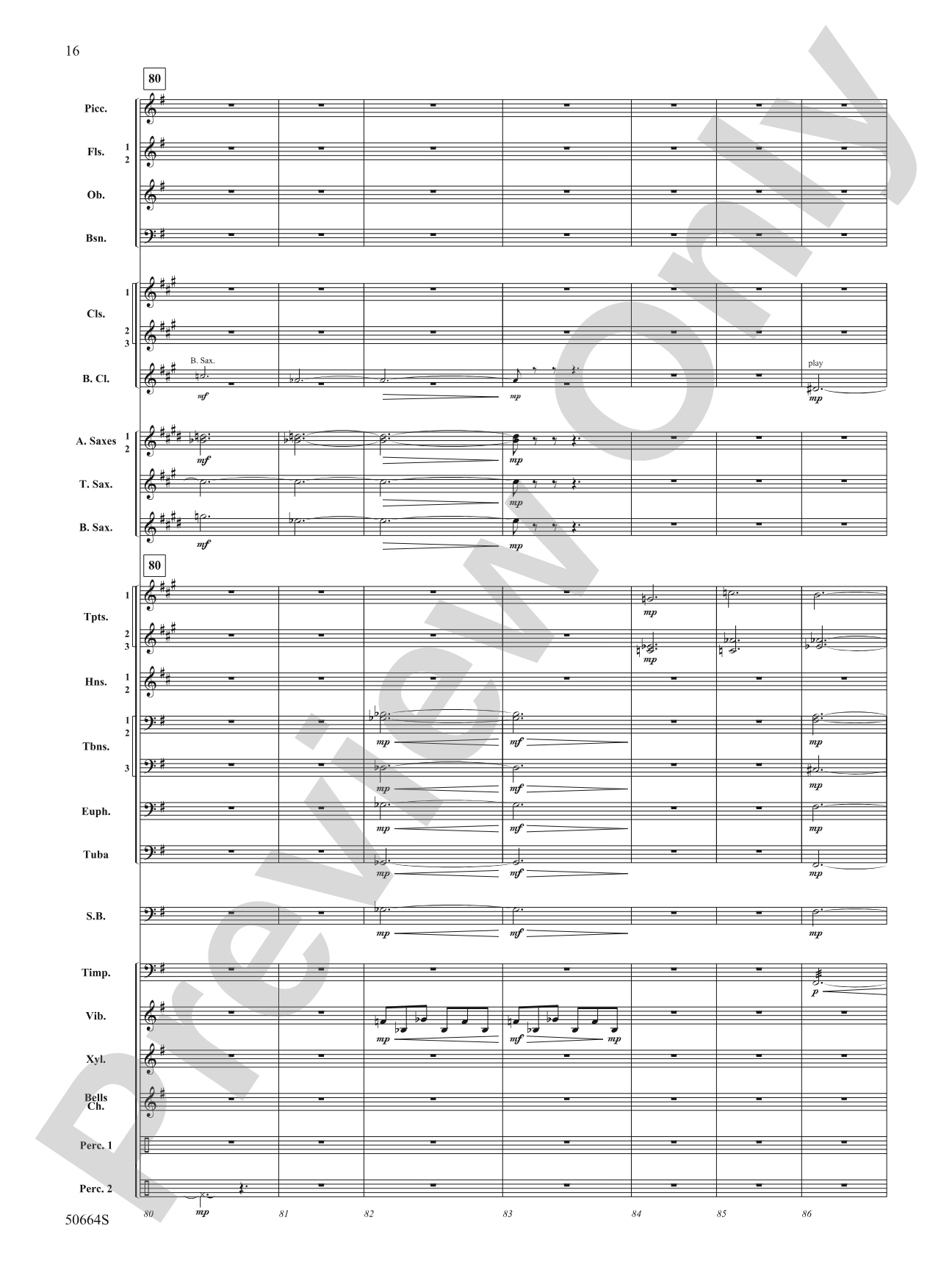 Orbital: Concert Band Conductor Score & Parts
