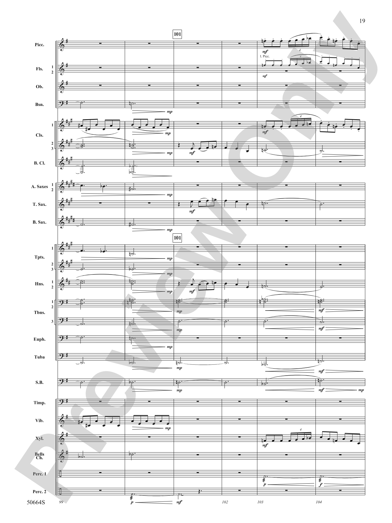 Orbital: Concert Band Conductor Score & Parts