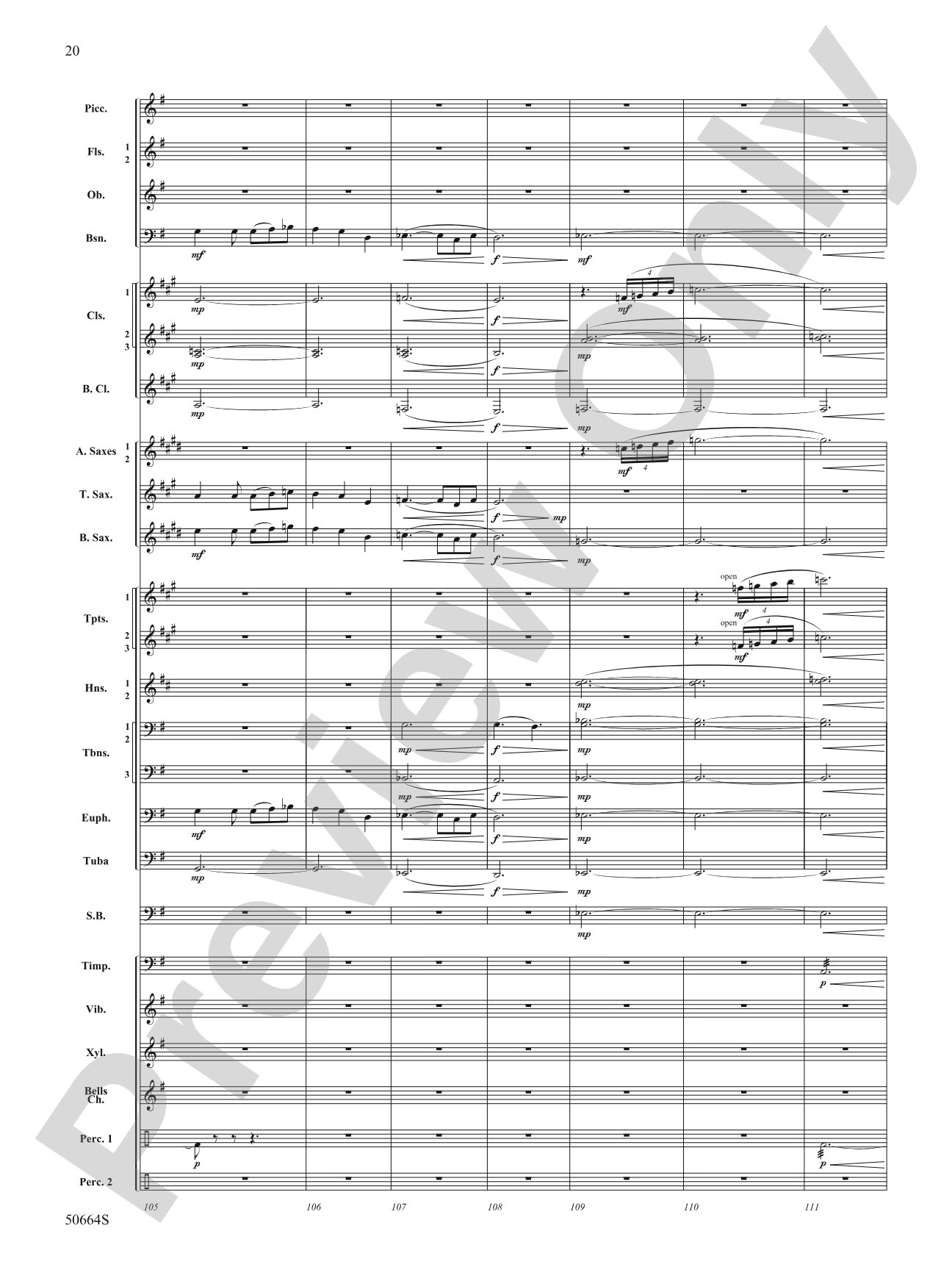 Orbital: Concert Band Conductor Score & Parts