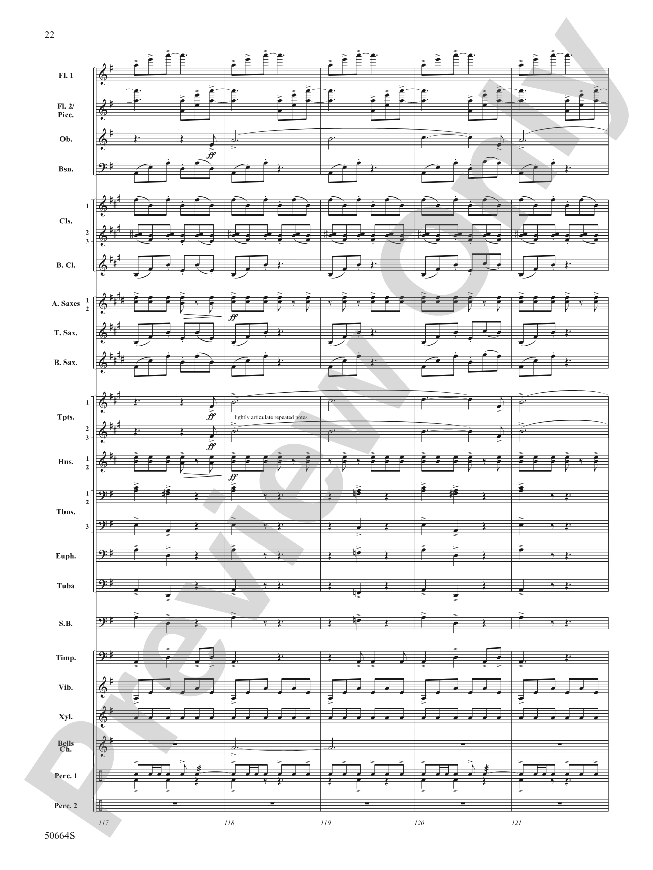 Orbital: Concert Band Conductor Score & Parts