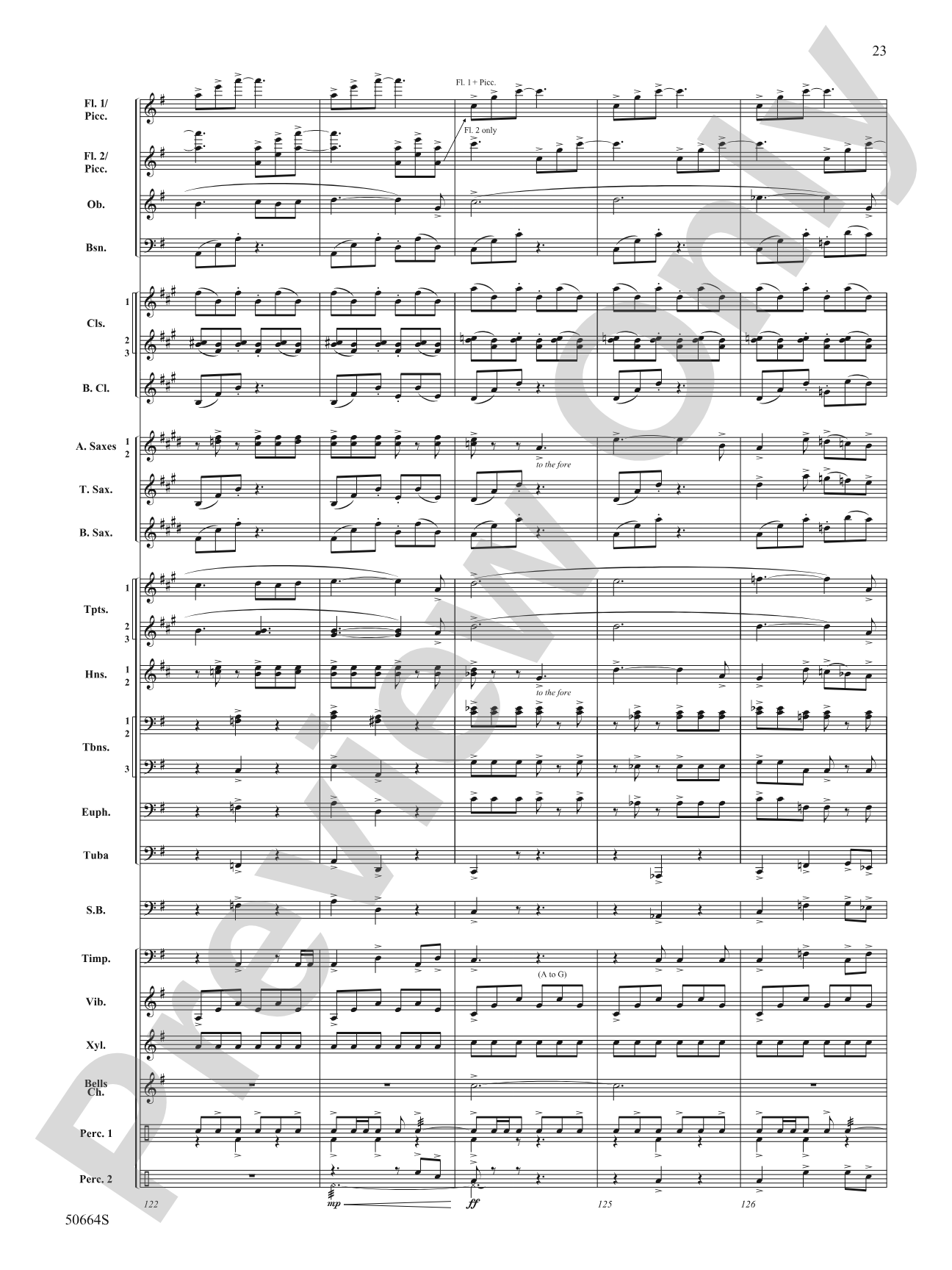 Orbital: Concert Band Conductor Score & Parts