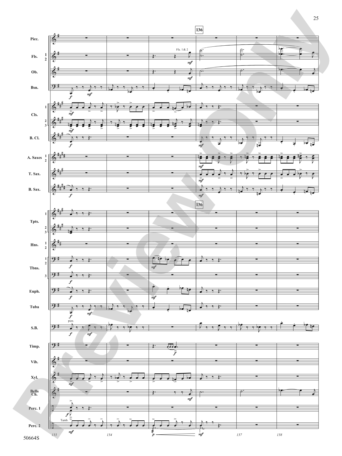 Orbital: Concert Band Conductor Score & Parts