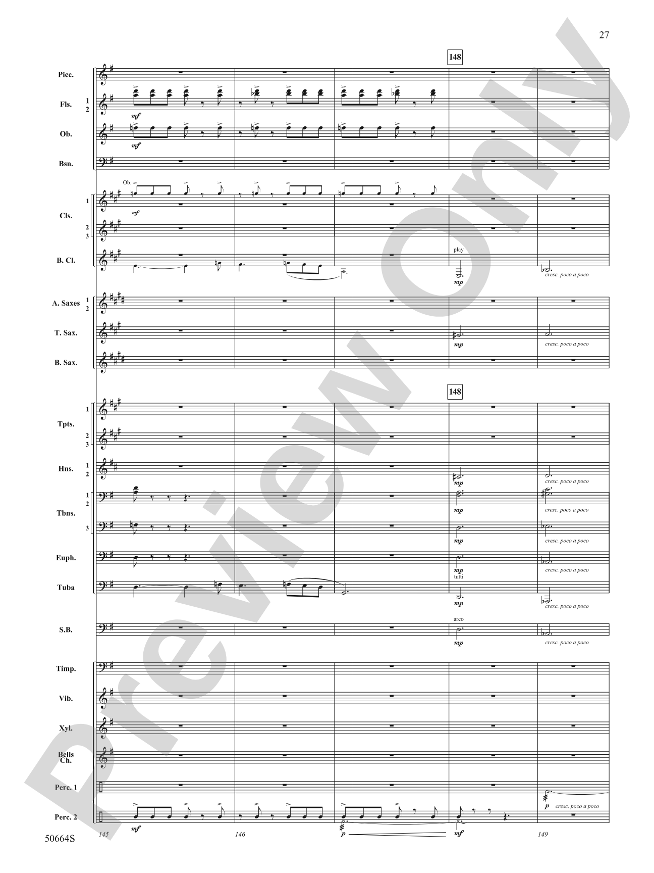 Orbital: Concert Band Conductor Score & Parts