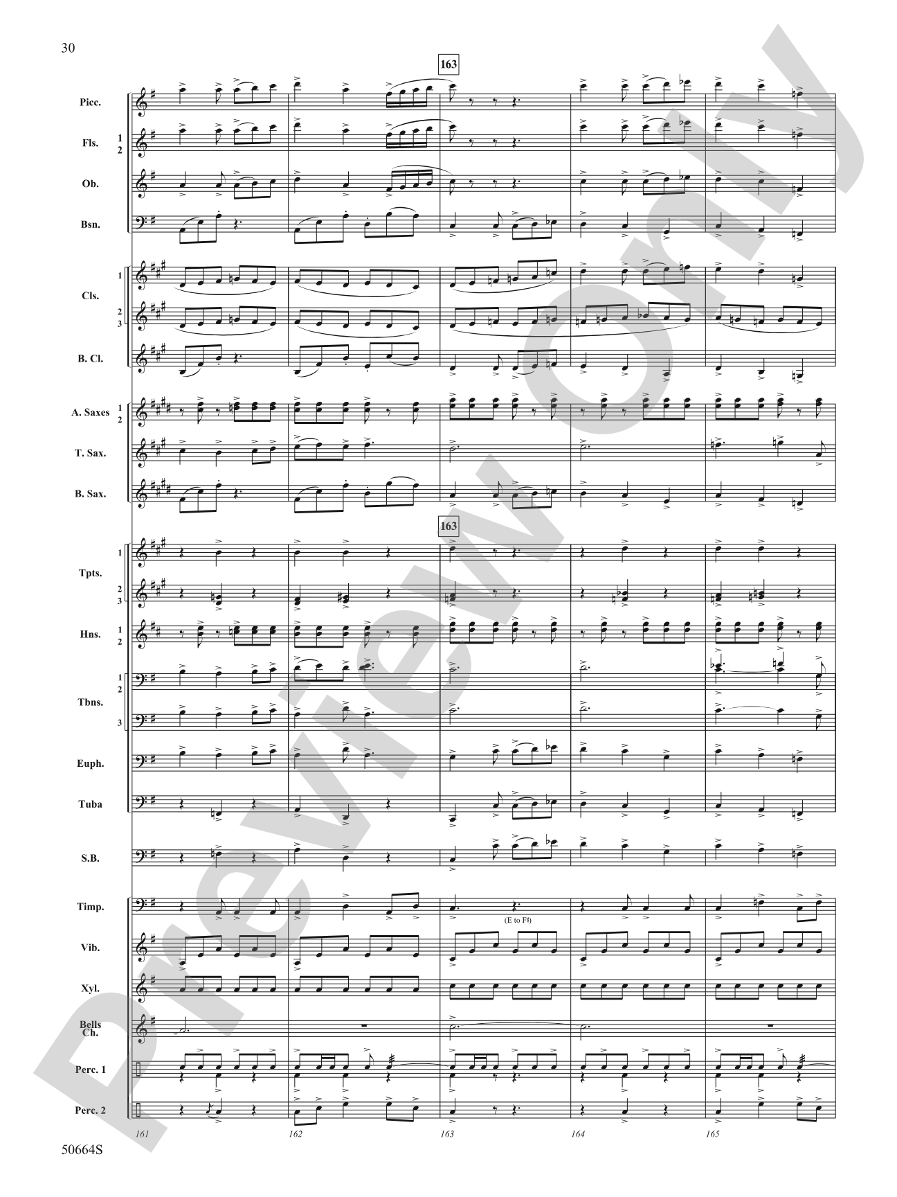 Orbital: Concert Band Conductor Score & Parts