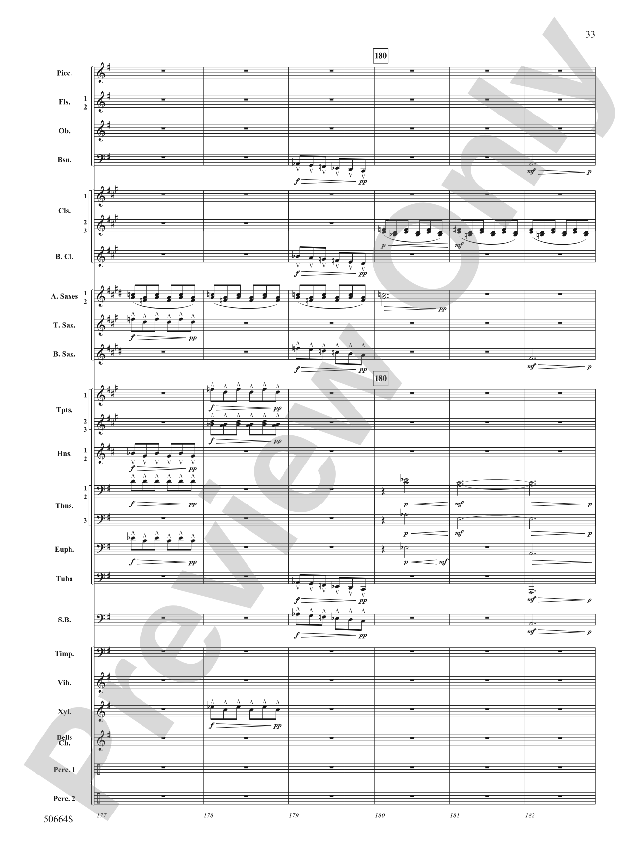 Orbital: Concert Band Conductor Score & Parts