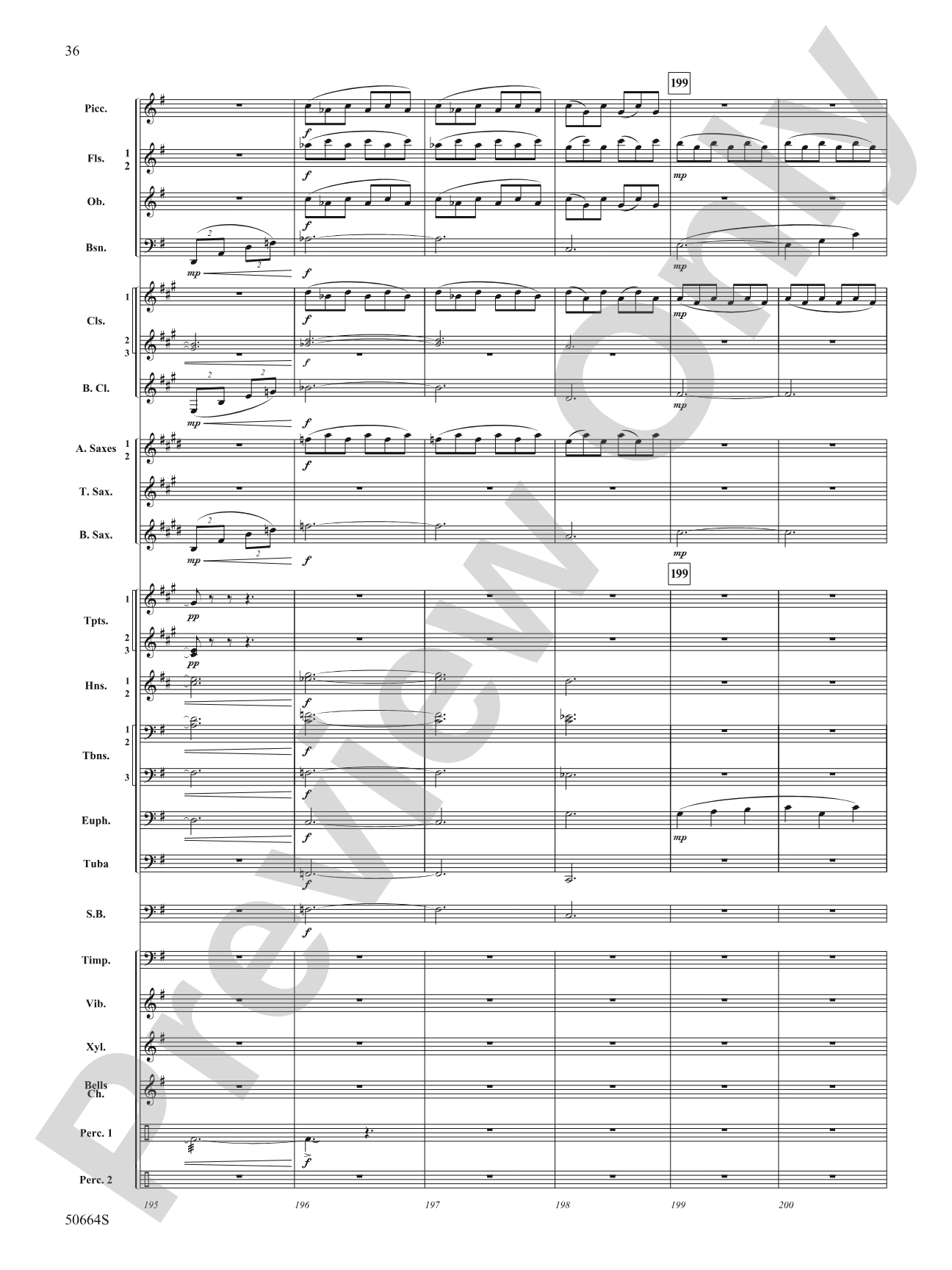 Orbital: Concert Band Conductor Score & Parts
